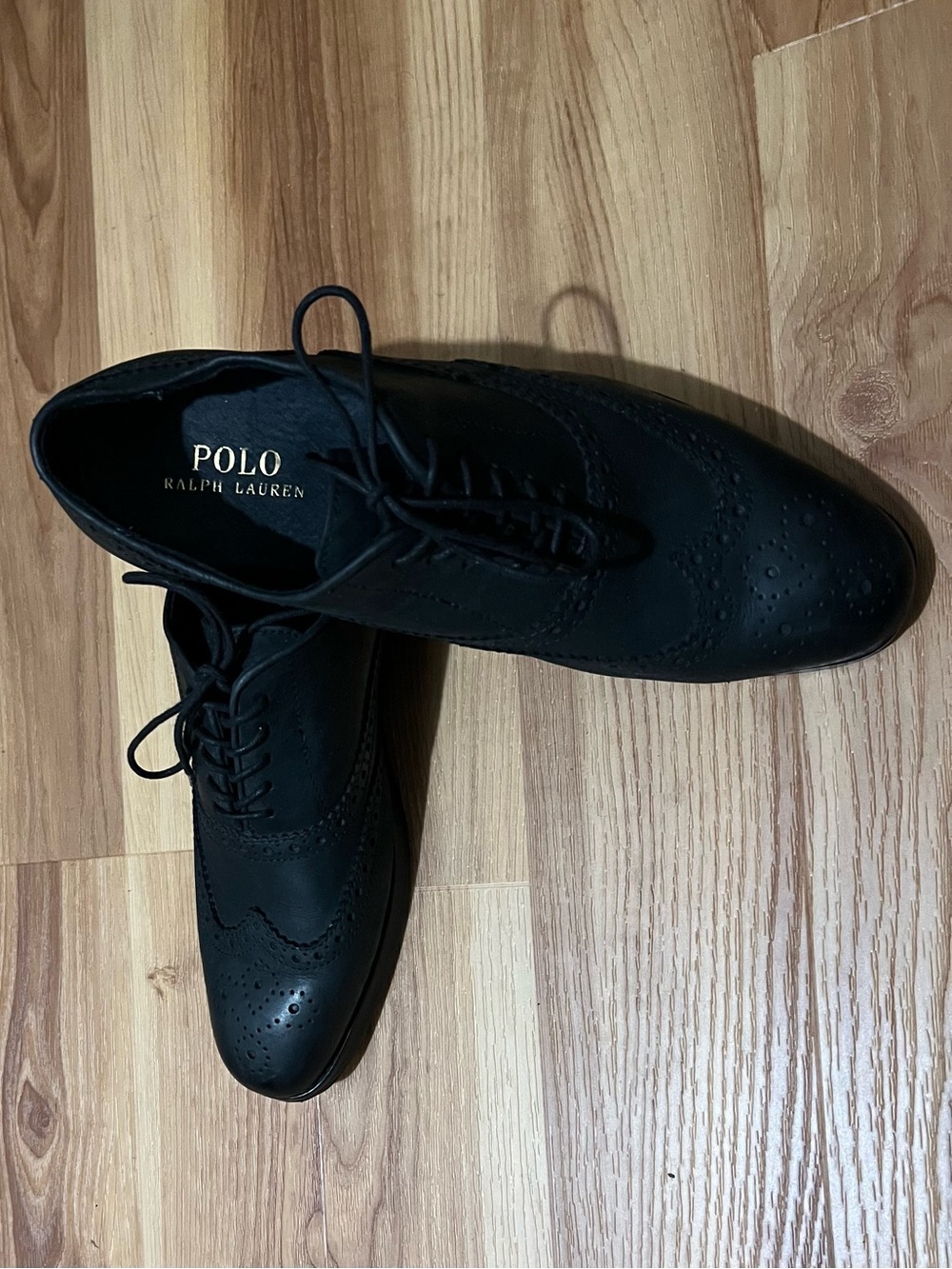 Polo Ralph Lauren Leather Wingtip Oxford Shoes